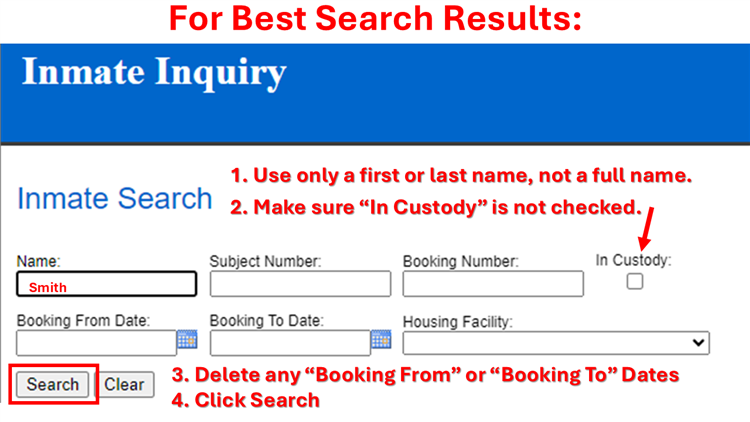 Inmate Inquiry